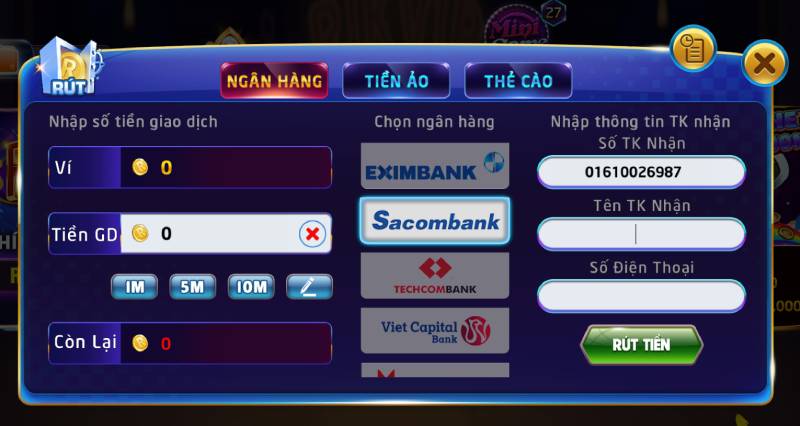 Rikvip Crow ⭐️ Rik Vip | Link vào Cổng Game Rikvip chính thức 2026 14 Rút Tiền Qua Ngân Hàng